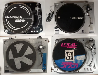 4 Plattenspieler / Turntables ( Oshino / Jaytec / DJ-Tech / Reloop RTX ) - Bild 1 von 4