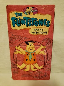 VHS The Flintstones Wacky Inventions Hanna Barbara 1994 - Picture 1 of 4