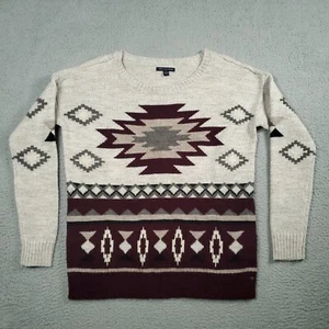 Aztec Southwestern Sweater Womens Medium American Eagle Cozy Santafe Bohowestern - Bild 1 von 10