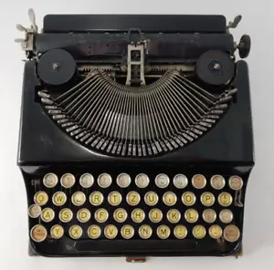 VTG Antique 1920's Remington Portable Keyboard With German Type Keys WORKS Rare! - Picture 1 of 24