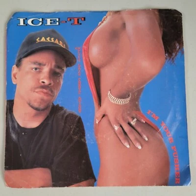 Ice-T I’m Your Pusher / Girls L.G.B.N.A.F. SIRE Records 1988 7" 45 RPM Vinyl Foto 1 de 4