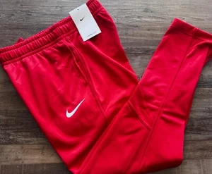 NWT Nike Boys YLG Red/White Standard Therma-Fit Sweat Pants Large - Picture 1 of 2