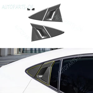For Toyota Prius/Prime2023-24 ABS carbon Rear Window Side Window Louver Cover - Picture 1 of 8