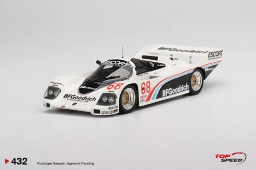 1/18 PORSCHE 962 NO.68 BFGOODRICH 1986 IMSA ROAD AMERICA 500 MILES TS0432 - Image 1 of 1