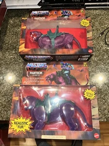2Masters Of The Universe Origins PANTHOR SAVAGE CAT Flocked Fur And original - Picture 1 of 9