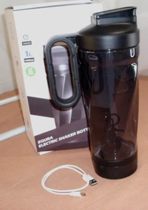 Kitchen Cup Equra Electric 34oz USB Rechargeable Shaker Bottle BPA Free NEW NWT - Picture 1 of 16