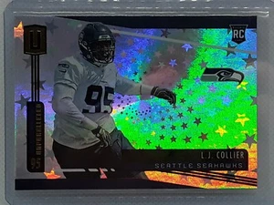 L.J. Collier 2019 Panini Unparalleled Football RC ASTRAL (/200) Seattle Seahawks - Picture 1 of 2