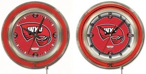 NCAA - Anillo doble de neón del oeste de Kentucky, logotipo reloj logotipo equipo universitario logotipo - Imagen 1 de 9