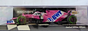 Minichamps BWT Racing Point Mercedes RP20 Pérez 2do lugar GP de Turquía escala 1:43 - Imagen 1 de 2