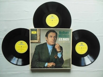 NATHAN MILSTEIN / BACH: Sonatas & Partitas- Triple LP Box Set Import 2721087  NM - Image 1 of 4