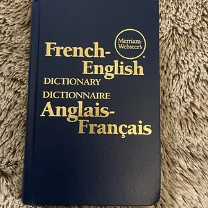 Merian-Webster’s French English Dictionary Anglais-Francis Hardback Book 833 P - Picture 1 of 7