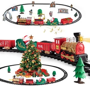 Train Toy for Toddler Christmas Train Set Around Tree with Light & Sound for ... - Picture 1 of 6
