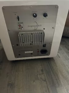 Ferguson Hill FH008 White Powered Subwoofer, brand new, will work with any HiFi - Picture 1 of 3