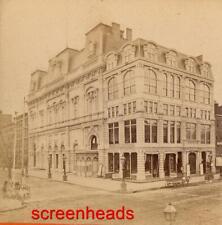 C1870s STEREOVIEW PHOTO NEW YORK CITY "Edwin Booth's Theatre" E&HT ANTHONY
