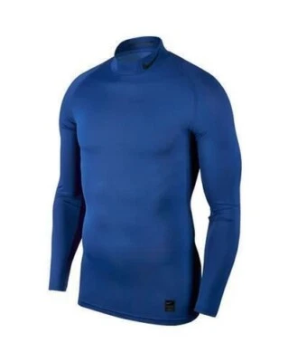 Nike Camiseta Hombre Nike Pro Compresión Mock Con Cuello Elevado - 480 (Azul) - Imagen 1 de 4