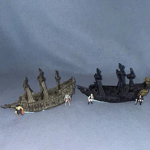 2007 Pirati dei Caraibi Micro Volante Olandese Nero Perla Flotta Fine Zizzle - Foto 1 di 24
