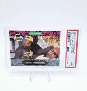 1991 Yo! MTV Raps Ed Lover and Dr Dre #115 Pro Set PSA 9 Mint - Picture 1 of 2