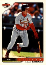 1996 Score St. Louis Cardinals Baseball Card #430 Scott Cooper