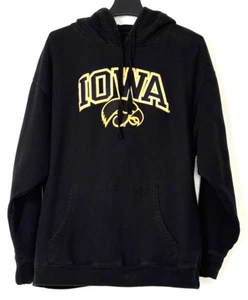 Next Herren Iowa Hawkeyes schwarzes Sweatshirt Hoodie mit Kängurutasche - Gr. XL - Bild 1 von 4