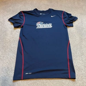 Camisa New England Patriots Para Hombres XL Azul Compresión Entrenamiento DriFit Swoosh Nike - Imagen 1 de 10