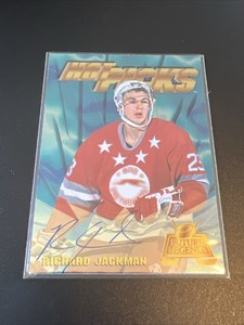 Richard Jackman #3 Auto 1995-96 Edge Ice Future Legends Auto Hot Picks /5000