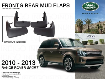 Land Rover Marca OEM Range Rover Sport 2010-2013 Solapas de barro delanteras y traseras genuinas Foto 1 de 2
