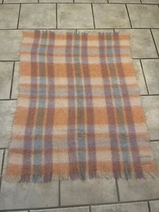 Creebridge Newton Stewart Scottish Mohair Wool Neck Scarf Shawl Vintage 3ftx4ft - Picture 1 of 3
