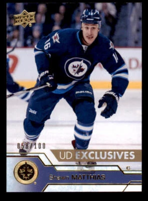 2016-17 Upper Deck Exclusives #442 Shawn Matthias /100 - Image 1 of 2