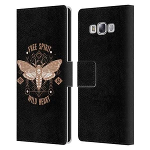 HAROULITA MAGICK - TAROT - MYSTICAL LEATHER BOOK CASE FOR SAMSUNG PHONES 3 - Picture 1 of 11