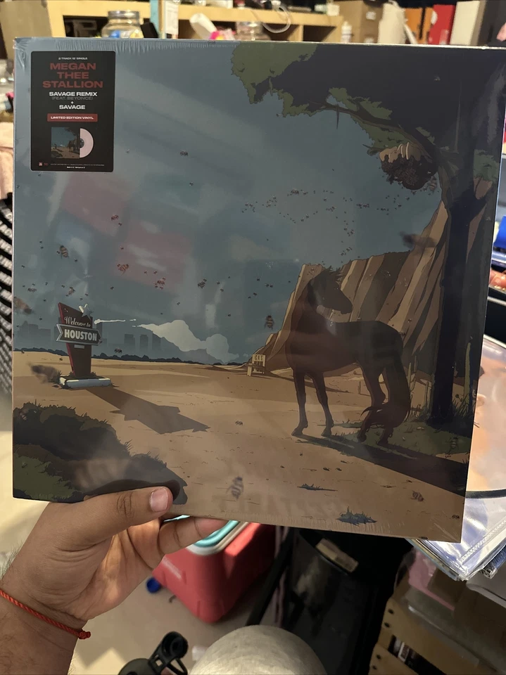Megan Thee Stallion Savage Remix LP Cardi B Beyonce Limited Edition Pink Vinyl