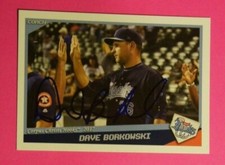 2017 Grandstand, Corpus Christi Hooks, Coach - DAVE BORKOWSKI - autographed 
