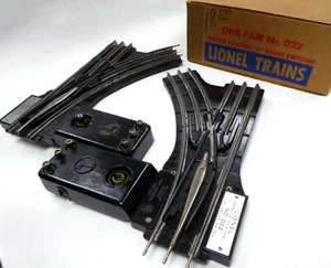 Lionel #022 One Pair Remote Control 'O' Gauge Switches With Nice Original Box - Picture 1 of 7