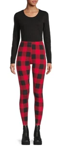 NO BOUNDARIES ANKLE LEGGINGS BUFFALO PLAID L (11-13) NWT [CHR15] - Picture 1 of 8