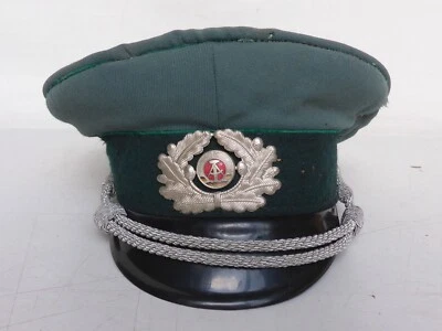 alte Mütze Schirmmütze Uniform Polizei Volkspolizei DDR NVA? MdI G 55 beschädigt - Bild 1 von 4