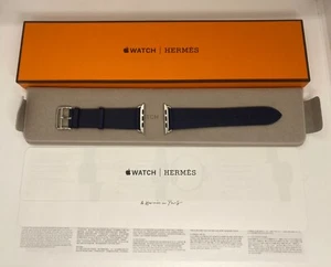 Hermes Simple Tour skórzany pasek do Apple Watch 42mm 44mm 45mm 49mm - Zdjęcie 1 z 8