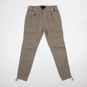 Vintage Abercrombie & Fitch Pants Men's 28x30 Paratrooper Cargo Y2K Khaki Jogger - Picture 1 of 11