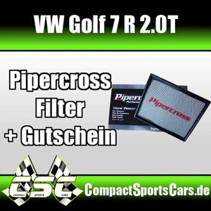 VW Golf 7/VII R 2.0 | 300PS | Pipercross Sportluftfilter/Tauschfilter - Bild 1 von 1
