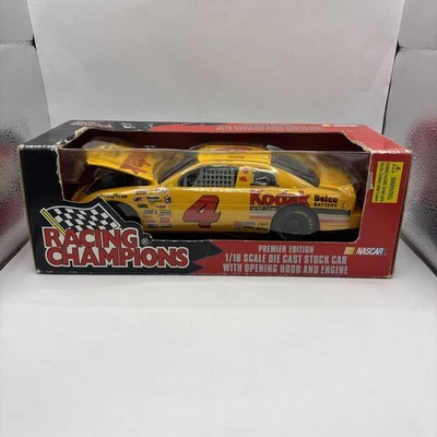 NASCAR KODAK RACE CAR 1996 Sterling Marlin #4 Racing Champions 1/18 Die-Cast  - Image 1 of 4