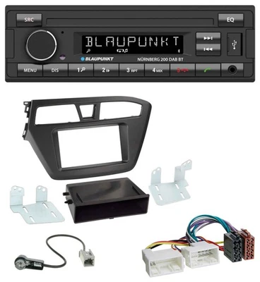 Blaupunkt USB DAB MP3 Bluetooth Autoradio für Hyundai i20 (2014-2020) - Bild 1 von 4