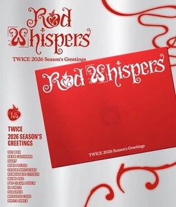 TWICE 2026 SEASON’S GREETINGS [RED WHISPERS] / Full Package+JYP POB+GIFT SEALED - Picture 1 of 19