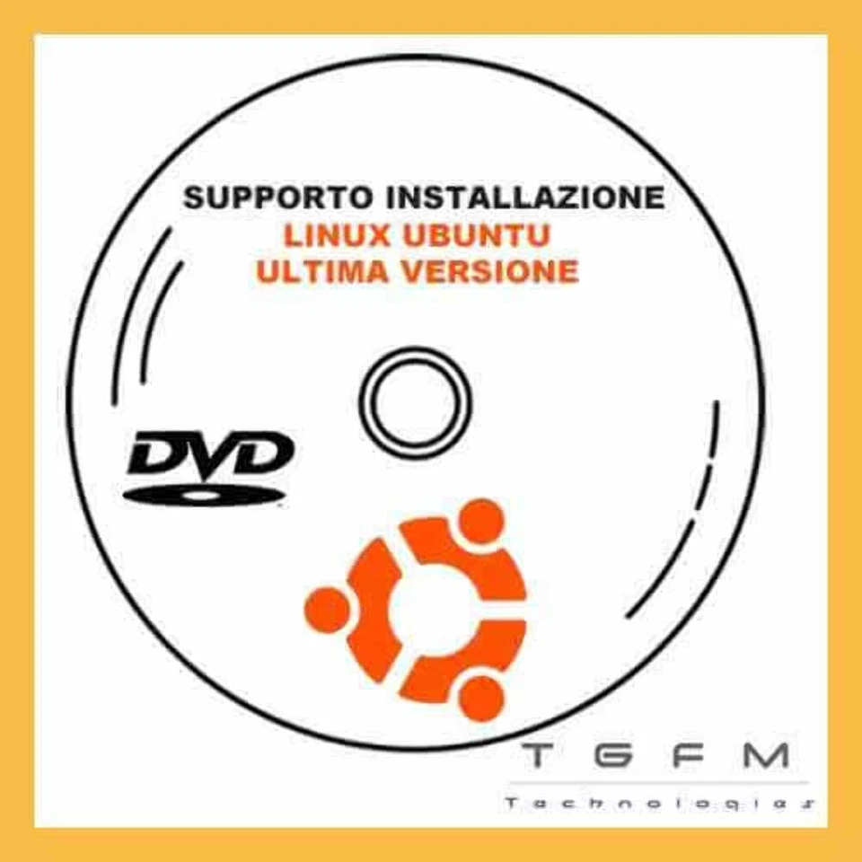 DVD Disco avviabile installazione Linux Ubuntu 64 bit ultima vers. disponibile - Immagine 1 di 1