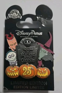 Le 1000 Nightmare Before Christmas 25th Anniversary Pin - Picture 1 of 1