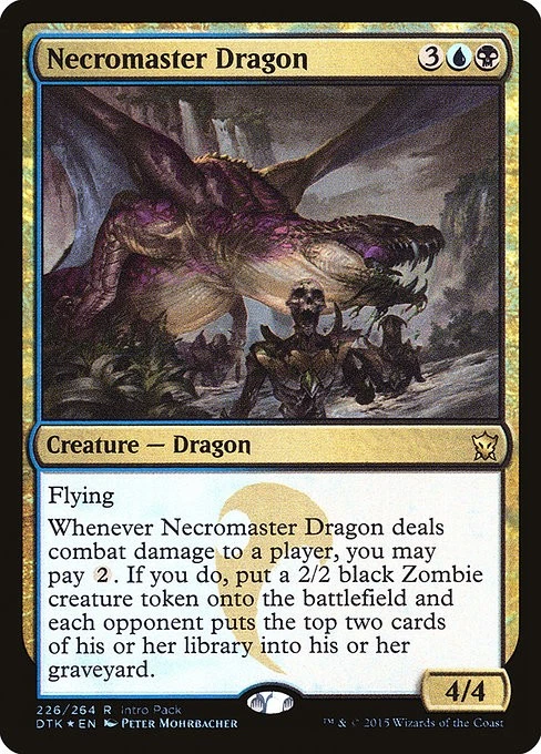 Necromaster Dragon Foil - Dragons Of Tarkir Promos MTG-LP - Image 1 of 1