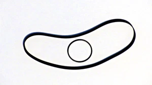 1 x Flachriemen  1 x Rundriemen   für Kenwood kx-9010 Kassettendeck - Bild 1 von 1
