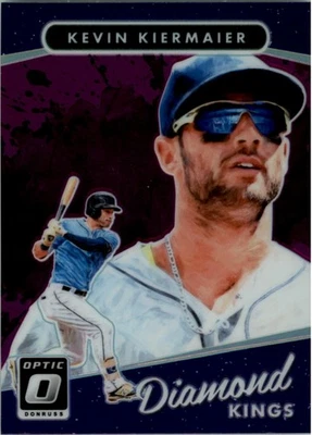 2017 Donruss Optic Purple #27 Kevin Kiermaier DK - BB - Image 1 of 2