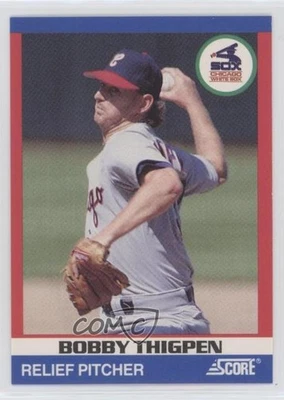 1991 Score 100 Hottest Players Box Set Bobby Thigpen #95 - Image 1 of 2