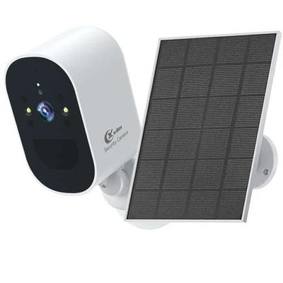 Outdoor Wireless Security Cameras with Solar Panels to power up. - Image 1 of 4
