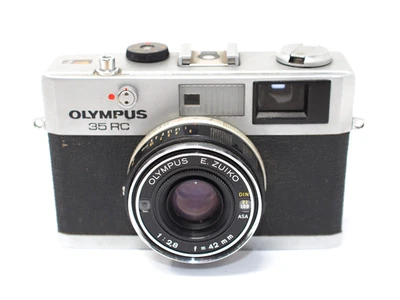 Olympus 35 RC Compact Rangefinder 35mm Film Camera 42/2.8 E Zuiko Lens - Tested - Image 1 of 4