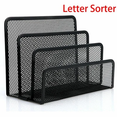 Briefhalter Schreibtisch Organizer Postablage Briefständer Stiftablage Schublade - Bild 1 von 4