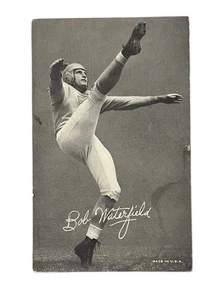 Exposición de fútbol americano vintage 1948-52 (W468) Bob Waterfield Cleveland LA Rams temprano - Imagen 1 de 2